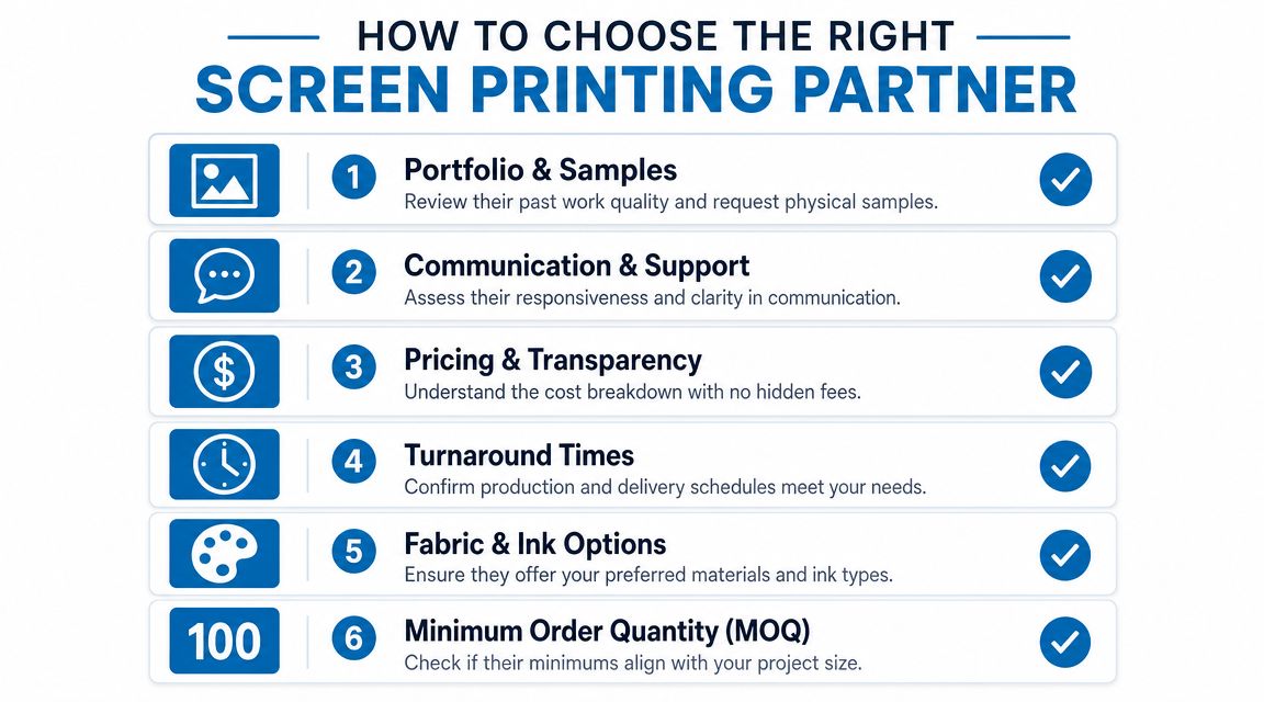 How to Choose the Right Screen Printing Partner